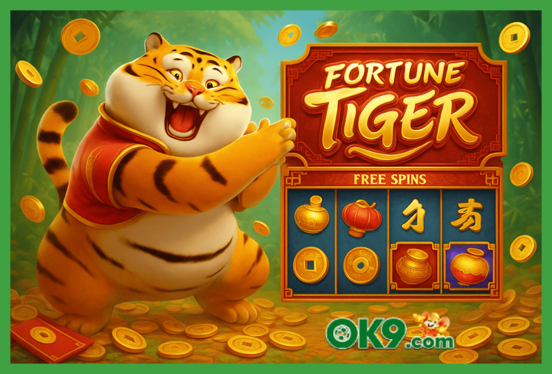 Fortune Tiger é um jogo imperdível no OK9 Casino