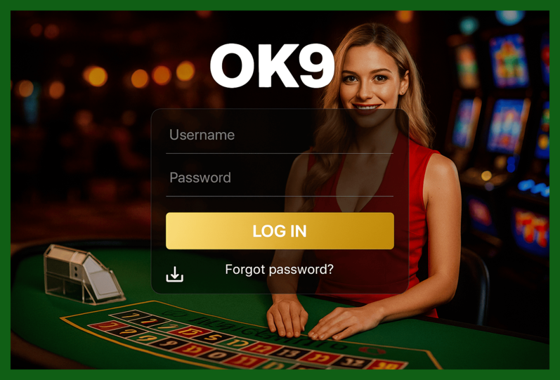 Criar uma nova Conta no plataforma OK9